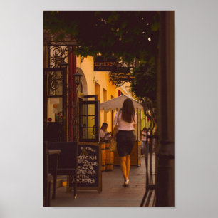 Poster Biélorussie Grodno Cityscape