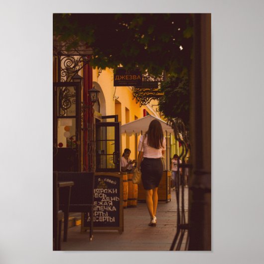 Poster Biélorussie Grodno Cityscape (Devant)