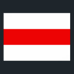 Poster Biélorussie : le symbole rouge white revolution f<br><div class="desc">Biélorussie : flag red révolution white freedom stripe democracy</div>