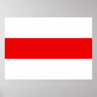 Biélorussie : le symbole rouge white revolution f