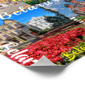 Poster Biélorussie Minsk Grodno Pinsk Borisov Architectur (Coin)