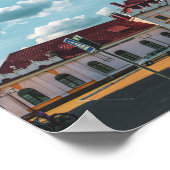 Poster Biélorussie Porechye Parecca Architecture Station (Coin)