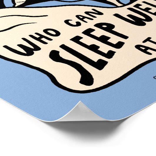 Poster Bien dormir (Coin)