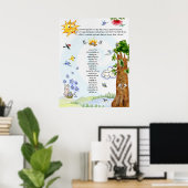 Poster Bien-être Nature Caricatures Abraham Hicks Citatio (Bureau à domicile)