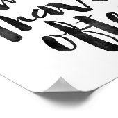 Poster Bien Manger Voyage Souvent (Coin)