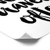 Poster Bien manger voyager souvent (Coin)