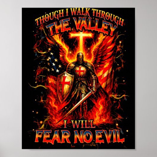 Poster Bien que je marche dans la vallée, je ne craindrai (Devant)