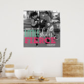 Poster "Bien qu'elle ne soit que petite, elle est féroce" (Cuisine)