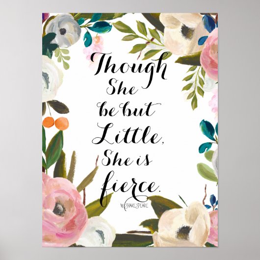 Poster Bien qu'elle ne soit que petite, elle est Fierce N (Devant)