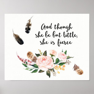 Poster Bien qu'elle soit mais petite, elle est fière