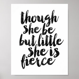 Poster Bien qu'elle soit mais peu elle est féroce