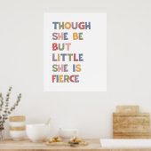Poster Bien Qu'Elle Soit Mais Peu Elle Est Fierce (Cuisine)
