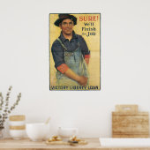 Poster Bien sûr ! ~ Nous terminerons le travail (Cuisine)