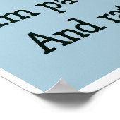 Poster Bien Sûr Que Je Le Peux ! --Bordure (Coin)