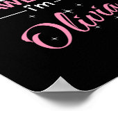 Poster Bien sûr que je suis génial Je suis Olivia (Coin)