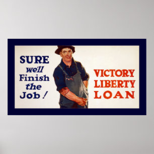 Poster Bien sûr que nous finirons le travail ! (bordure)
