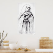 Poster Bienheureuse mère et enfant (Cuisine)