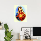 Poster Bienheureuse Vierge Marie - Mère de Dieu (Bureau à domicile)