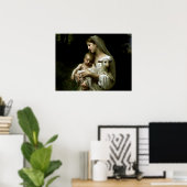 Poster Bienheureuse Vierge Marie - Mère de Dieu (Bureau à domicile)