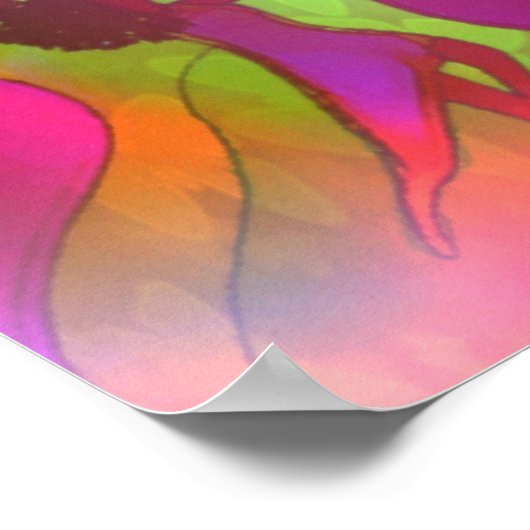 Poster bienheureux Arc-en-ciel (Coin)