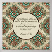 Poster Bienheureux Traditionnel (Devant)