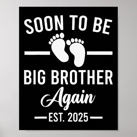 Poster Bientôt Être Big Brother Est De Nouveau. Nouveau B (Devant)