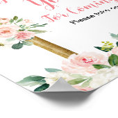 Poster Bientôt mariée sous peu Merci d'être venue (Coin)