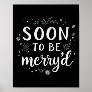 Poster Bientôt Merryd Noël Engagé Couple Matchin