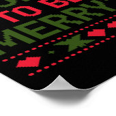 Poster Bientôt pour être Joyeux Couples Engagés Noël (Coin)