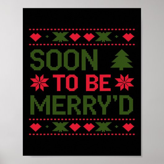 Poster Bientôt pour être Joyeux Couples Engagés Noël (Devant)