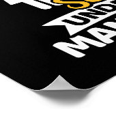 Poster Bientôt sous nouvelle direction enterrement de vie (Coin)