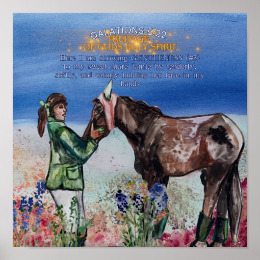 POSTER BIENVEILLANCE, DOUCEUR FRUITAGE DE L'ESPRIT SAINT (Devant)