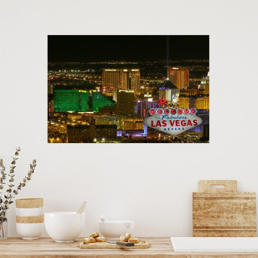 Poster Bienvenue à Fabulous Las Vegas, Nevada (Cuisine)