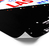 Poster Bienvenue à Fabuous Las Vegas Nevada Sin City (Coin)