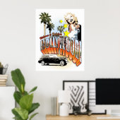 Poster bienvenue à hollywood (Bureau à domicile)