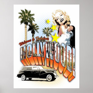 Poster bienvenue à hollywood