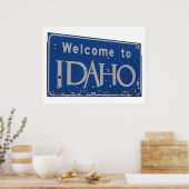 Poster Bienvenue à Idaho (Cuisine)