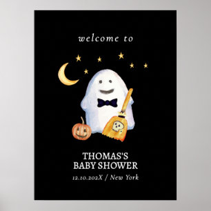 Poster Bienvenue à la Baby Shower de la Petite Sorcière F