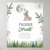 Poster Bienvenue à la chasse à la tétine de loup de la fo (Devant)
