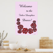 Poster Bienvenue à la Danse Père Fille! (Cuisine)