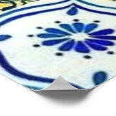 Poster Bienvenue à la douche de mariage aux citrons en ca (Coin)