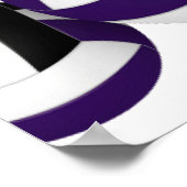 Poster bienvenue à la fête d'anniversaire avec des volley (Coin)