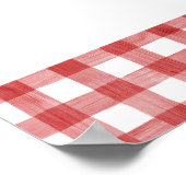 Poster Bienvenue à la fête d'anniversaire Cherry et Red R (Coin)