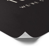 Poster Bienvenue à la fête d'anniversaire du garçon Ninja (Coin)