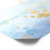 Poster Bienvenue à la fête de fiançailles BLAKELY Blue Wa (Coin)