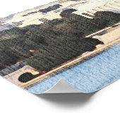 Poster Bienvenue à la fête de fiançailles sur la skyline  (Coin)