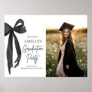 Poster Bienvenue à la fête de remise des diplômes Coquett