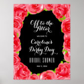 Poster Bienvenue à la Fête des mariées Derby de l'Altar (Devant)