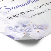 Poster Bienvenue à la garden-party de mariage dans les to (Coin)