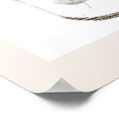 Poster Bienvenue à la nuptiale du Fleur sauvage rustique (Coin)